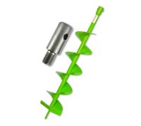 WERHE Tarière 150 mm avec adaptateur M14 - Foret à piquet robuste pour perceuses - Pointe de perçage précise pour jardin et puits - Durable pour professionnels et bricoleurs