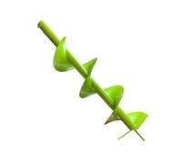 WERHE Tarière ⌀200 mm, 80 cm de long pour perceuse - Tarière de puits professionnelle pour un creusement précis de poteaux de clôture, plantation d’arbres, fondations et conduites