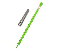 WERHE Tarière 40 mm SDS Max Emmanchement, 80 cm | en acier de qualité, double arbre pour performance de forage précise, compatible avec perforateurs de Bosch, Makita, DeWalt