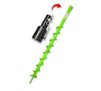 WERHE Tarière pour perceuse avec adaptateur Stihl 50 mm, longueur 80 cm arbre unique - Tarière de puits, de perçage traversant