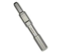 WERHE® Tourne-clou professionnel 25,5x35x260 mm pour l'insertion de piquets de terre profonds - Marteau-piqueur enfonce-pieux tournevis hexagonal 30 mm