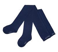 Weri Specials Bas de contention pour bébé et fille Uni lisse dans différentes couleurs modernes. - Bleu - 5-6 ans