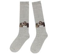Weri Spezials Chaussettes d'équitation en coton pour femme et fille avec motif chevaux, 3 poney mélangé, 39-42