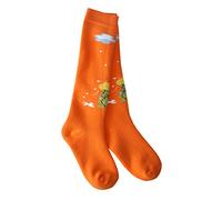 Weri Spezials Chaussettes en tissu éponge thermique pour bébé et enfant - Pour le sport et le ski - Plusieurs motifs et couleurs disponibles - Orange - 23-26