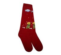 Weri Spezials Chaussettes en tissu éponge thermique pour bébé et enfant - Pour le sport et le ski - Plusieurs motifs et couleurs disponibles - Rouge - 23-26