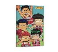 WERIDMV Poster de la série télévisée Slam Dunk Anime - Impression sur toile - Décoration murale moderne pour chambre à coucher - 40 x 60 cm
