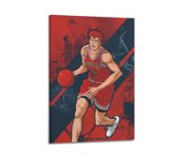 WERIDMV Poster de la série télévisée Slam Dunk Anime - Impression sur toile - Décoration murale moderne pour chambre à coucher - 60 x 90 cm