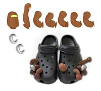 WERIGONI 9 Pièces Orteils de Décoration de Chaussures, Chaussures à épingles Crocs, Pince Crocs Ensemble de Décoration de Chaussures d'orteil Intéressant