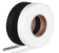 WERIGONI Lot de 2 Rubans Thermocollants Lavables en Rouleau de 64 m pour Rideau, Largeur 20 mm Bande Thermocollante Ourlet Aucune Couture Nécessaire