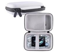 WERJIA Coque rigide compatible avec console de jeu portable RG34XX rétro (gris)