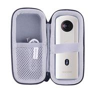 WERJIA Étui de Rangement Rigide de Voyage pour Appareil Photo Ricoh Theta SC2 360, Noir, Voyage