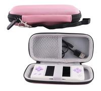 WERJIA Étui de transport rigide compatible avec console de jeu portable RG28XX (rose)