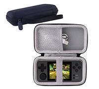 WERJIA Étui de transport rigide compatible avec console de jeu portable RG35XX H/RG280M (noir)