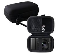 WERJIA Étui de Transport Rigide Compatible avec Les appareils Photo numériques Panasonic Lumix ZS99/DC-ZS70/ZS60/ZS80/DMC-ZS100/DMC-ZS200, TZ200, Noir, Simple et Facile