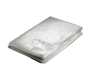 WERKA PRO - 02892 - Bâche transparente - 4 x 6 m - 160 g/m2 - En polyéthylène - Traitée contre les UV