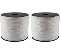 WERKA Pro - 04747 Tresse ø 5mm 100m Poly PROpylène, Blanc (Lot de 2)