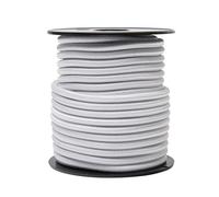 WERKA PRO 10948 - Tendeur élastique - Stabilisé aux UV - Gainage nylon tressé - Ø 4 mm x 20 m - Blanc