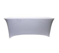 WERKA PRO Housse Nappe pour Table Pliante 180cm Blanche