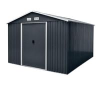 Abri jardin métal 11,8m2 3,67 x 3,22 x h2,17m