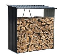 WERKA PRO Abri Range bûches métal 1,64 x 0,83 H 1,57 m