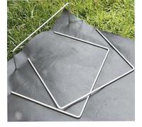 WERKA PRO Agrafes 15 x 20 cm Métalliques Galva Lot de 10 15 cm