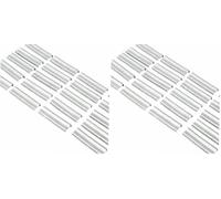 WERKA PRO Agrafes Galvanisées 600pcs Fixation Solide et Durable (Lot de 2)