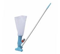 WERKA PRO Aspirateur Piscine avec Filet et Manche Aluminium 1,5m | Ergonomique, durable, usage piscine, système d'aspiration efficace, piscines tubulaires, léger et pratique