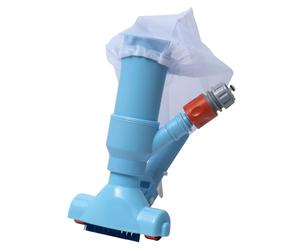 WERKA PRO Aspirateur Piscine avec Roulette,Brosse et Filet | Usage piscine, système venturi, nettoyage débris et impuretés, léger et maniable, sans manche ni tuyau inclus