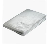 WERKA PRO Bâche Transparente 160 g/m² - Polyéthylène Armé - Ø3 x 4 m - Traitée Anti-UV 3% - Œillets Aluminium Tous Les Mètres