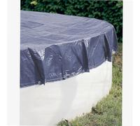 WERKA PRO Bâche de Protection 140g/m2 pour Piscine Hors Sol Ronde Bâche Ø6m pour Piscine Ø5,4m