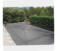 WERKA PRO Bâche de Protection 140g/m2 pour Piscine Rectangulaire - 5 x 9 m - Polyéthylène Résistant avec Œillets en Aluminium