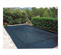 WERKA PRO Bâche de Protection 240g/m² pour Piscine Rectangulaire 8 x 14 m - Polyéthylène Tressé - Traitement Anti-UV 3% - Œil