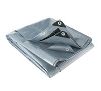 WERKA PRO Bâche Multifonctions Grise et Noire 200 g/m2 6 x 10 m