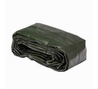 WERKA PRO Bâche Multifonctions Noire et Verte 240 g/m² 10 x 15 m 50 cm | Bois, installation facile, robuste, durable, anti-UV, usage extérieur, œillets tous les 50 cm