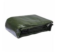 WERKA PRO Bâche Multifonctions Noire et Verte 240 g/m² - Protection Extérieure pour Bois, Véhicules et Remorques - 6 x 10 m - Traitée Anti UV - Œillets Tous Les 50 cm