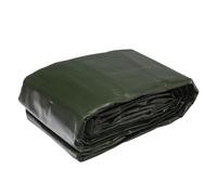 WERKA PRO Bâche Multifonctions Noire et Verte 240 g/m2 8 x 12 m