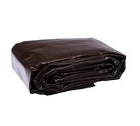 WERKA PRO Bâche Professionnelle Marron 350 g/m² - Usage Intensif - Ø5 x 8 m - Armée Tressée - Stabilisée Anti-UV - Œillets Aluminium - Coins Renforcés - Réversible Marron/Noir