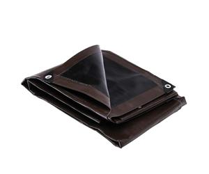 WERKA PRO Bâche Professionnelle Marron 350g/m2 3 x 5 m