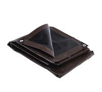 Bâche professionnelle marron 350g/m2 Werkapro 4 x 5 m