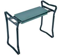 WERKA PRO, Banc de Jardinage Pliable et Confortable, idéal pour Le Jardinage en Position Assise ou agenouillée, Robuste avec revêtement en Mousse EVA, Dimensions 58 x 28 cm, Couleur Vert.