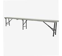 WERKA PRO Banc Pliant 244 x 30 x 43 cm - Gris Clair 244 x 30 x 43 cm - Gris Clair