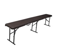 WERKA PRO Banc Pliant Aspect Bois 180x28x43cm, Brown
