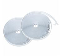 WERKA PRO Bande Adhésive de Fixation 1cm x 5m - Lot de 2 Bobines - Fixation Simple et Rapide pour Moustiquaires - Longueur Totale 10m - Mastic et Adhésif - 0,06 kg