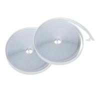 WERKA PRO Bande adhésive de fixation polyvalente, idéale pour le bricolage et la décoration, installation rapide et précise, lot de 2 bobines de 1 cm x 5 m, couleur transparente.