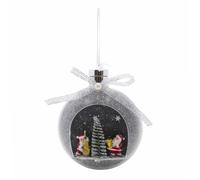 WERKA PRO Boule Papa Noël Lumineuse LED Ø 12 cm LED Multicolore