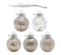 WERKA PRO Boules de Noël Brillantes 6 cm 25 pcs Champagne