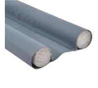 WERKA PRO Bourrelet Double Bas de Porte - Isolation Thermique et Acoustique - Gris - 95 cm - Ø 2.9 cm - Facile à Installer et à Couper - Protection Contre Courants d'Air et Poussières