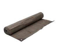WERKA PRO Brise Vue Taupe 300g/m2 2 x 10m | Aluminium, résistant aux intempéries, usage jardin et terrasse, balcon, piscine, opacité 95%, angles renforcés