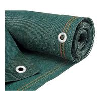 WERKA PRO Brise-vue résistant Polyéthylène 300 g/m² Vert Œillets aluminium 1,20 x 10 m