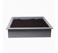 WERKA PRO Carré Potager en Bois - Cultivez Légumes et Herbes Aromatiques - 115 x 115 cm - Hauteur 25 cm - Structure Robuste e